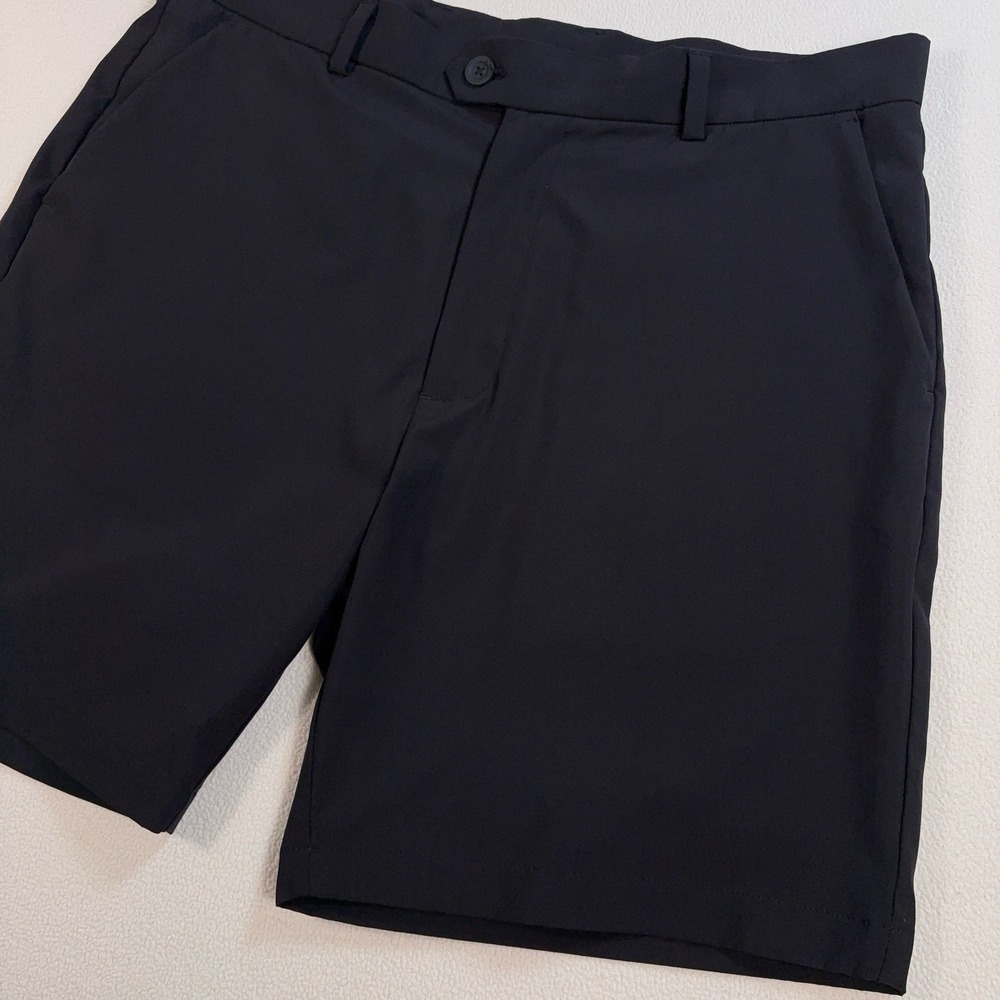 G/Fore 8" Maverick Hybrid Shorts Men's 36 Black Stretch Pockets Golf Chino Logo - Picture 5 of 14